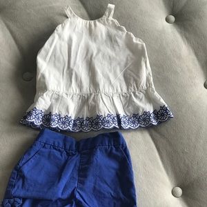 Girls Janie and Jack outfit size 12-18 months